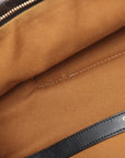 Pre-Loved Triomphe Backpack Triomphe Coated Canvas with Gold Hardware, Brown