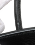 Pre-Loved Birkin Handbag Leather 30 with Gold Hardware, Black