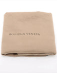 Pre-Loved Campana Shoulder Bag Intrecciato Leather with Gunmetal Hardware, Beige