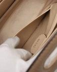 Pre-Loved Bamboo Handbag Leather with Gold Hardware, Beige