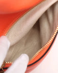 Pre-Loved Puzzle Handbag Colorblock Leather Medium with Gold Hardware, Orange