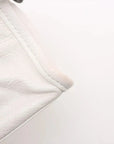 Pre-Loved Classic City Handbag Leather Mini with Aged Silver Hardware, White