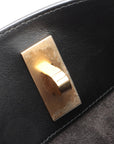 Pre-Loved Bucket 16 Bucket Bag Leather with Gold Hardware, Black