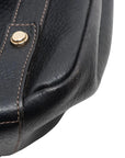 Pre-Loved Abbey D-Ring Tote Leather with Gold Hardware, Black