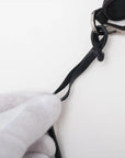 Pre-Loved Re-Edition 2005 Shoulder Bag Re-Nylon with Silver Hardware, Black