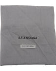 Pre-Loved Wheel Drawstring Bucket Bag Nylon XS with Silver Hardware, Black