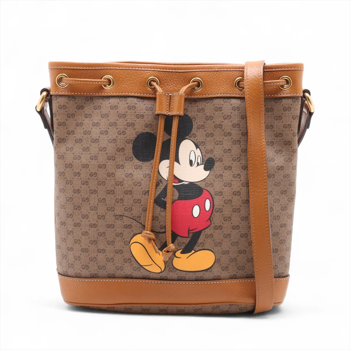 Pre-Owned Gucci Gucci x Disney Micro GG Monogram Mickey Mouse