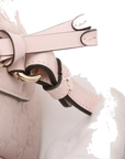 Pre-Loved Boston Bag Handbag Guccissima Leather Mini with Gold Hardware, Light Pink