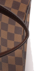 Pre-Loved Westminster GM Tote Damier Coated Canvas GM with Gold Hardware, Brown