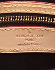 Pre-Loved Brea Handbag Monogram Patent Leather MM with Gold Hardware, Amarante