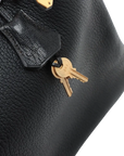 Pre-Loved Birkin Handbag Leather 35 with Gold Hardware, Black