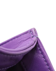 Pre-Loved Boy Shoulder Bag Quilted Leather Old Medium with Gold Hardware, Purple