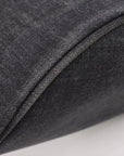 Pre-Loved Denim Tote Tote Denim with Silver Hardware, Black