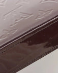 Pre-Loved Pochette Félicie Crossbody Bag Monogram Patent Leather with Gold Hardware, Amarante