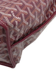 Pre-Loved Saint Louis Tote Goyardine Coated Canvas PM with Silver Hardware, Burgundy