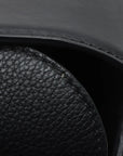 Pre-Loved Lui Bag Handbag Leather with Gold Hardware, Black