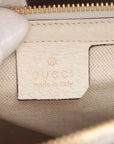 Pre-Loved Ophidia GG Flora Backpack Monogram Coated Canvas Small with Gold Hardware, Beige Ebony with Floral Multicolor