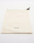 Pre-Loved Cabas Tote Leather Small with Gold Hardware, Gray and Blue