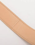 Pre-Loved Padded Cassette Crossbody Bag Intrecciato Leather with Gold Hardware, Beige