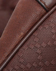 Pre-Loved Sukey Handbag Diamante Leather with Gold Hardware, Brown