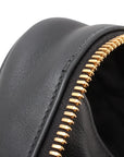Pre-Loved Bowling Bag Handbag Leather with Gold Hardware, Black