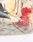 Pre-Loved Graffiti CC Tote Tote Quilted Coated Canvas with Gold Hardware, Multicolor