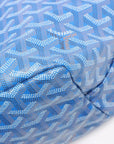 Pre-Loved Saint Louis Tote Goyardine Coated Canvas PM with Silver Hardware, Blue