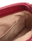 Pre-Loved GG Marmont Top Handle Handbag Quilted Leather Mini with Gold Hardware, Black