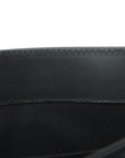 Pre-Loved Sac Plat Tote Monogram Coated Canvas with Silver Hardware, Black