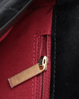 Pre-Loved Chanel 19 Shoulder Bag Quilted Fabric Small with Mixed Hardware, Black