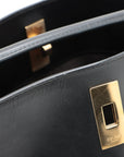 Pre-Loved Bucket 16 Bucket Bag Leather with Gold Hardware, Black