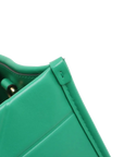 Pre-Loved Symbole Tote Triangle Leather Small with Gold Hardware, Green