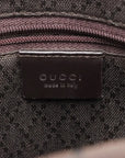 Pre-Loved Bamboo Tote Monogram Canvas with Silver Hardware, Brown