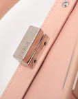 Pre-Loved Peekaboo Handbag Leather Mini with Silver Hardware, Pink