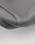 Pre-Loved Cabas Phantom Tote Leather Small with Gold Hardware, Gray