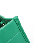 Pre-Loved Symbole Tote Triangle Leather Small with Gold Hardware, Green