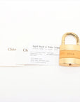 Pre-Loved Paddington Handbag Leather with Gold Hardware, Tan