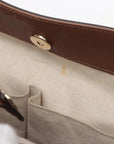 Pre-Loved Craft Tote Denim with Gold Hardware, Blue