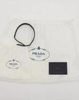 Pre-Loved Cleo Spazzolato Crossbody Bag Leather Small with Silver Hardware, Black