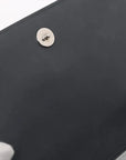 Pre-Loved Diorama Wallet on Chain Crossbody Bag Cannage Micro-Cannage Leather Small with Silver Hardware, Silver