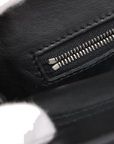 Pre-Loved Peekaboo Handbag Leather Mini with Silver Hardware, Black