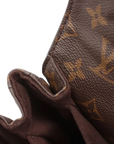 Pre-Loved Pochette Métis Crossbody Bag Monogram Coated Canvas with Gold Hardware, Brown