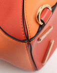Pre-Loved Puzzle Handbag Colorblock Leather Medium with Gold Hardware, Orange
