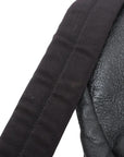 Pre-Loved Explorer Graffiti Backpack Graffiti Leather with Silver Hardware, Black