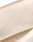 Pre-Loved Université Flat Crossbody Pouch Crossbody Bag Plain Canvas with Silver Hardware, Beige