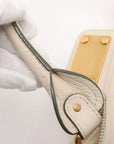 Pre-Loved Paddington Handbag Leather Medium with Aged Gold Hardware, Ivory