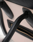 Pre-Loved Luggage Tote Leather Micro with Gold Hardware, Tricolor