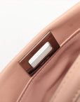 Pre-Loved Peekaboo Handbag Leather Mini with Silver Hardware, Pink
