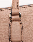 Pre-Loved Soho Tote Leather Small with Gold Hardware, Beige