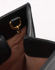 Pre-Loved Diana Bamboo Tote Leather Small with Gold Hardware, Black